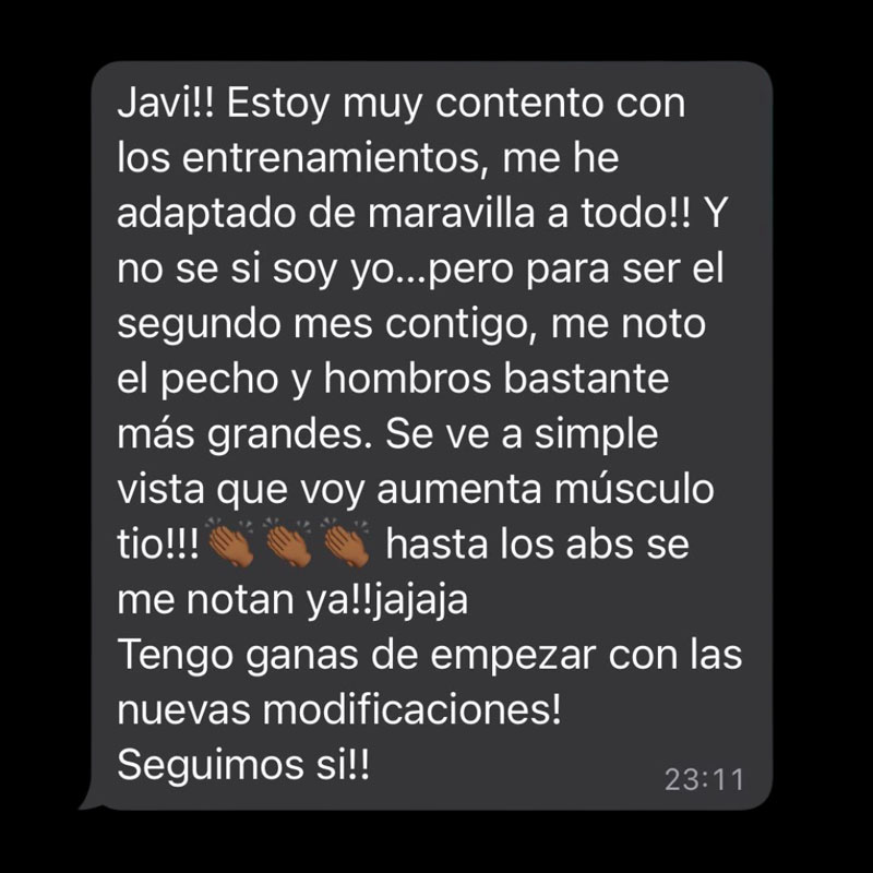 Javi Martínez Fit - Javi Martínez entrenador personal